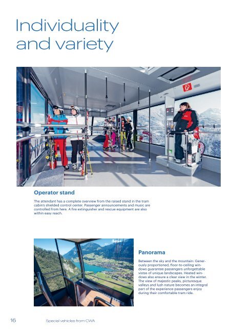 CWA Aerial tramway cabins, funicular cars and specials [EN]