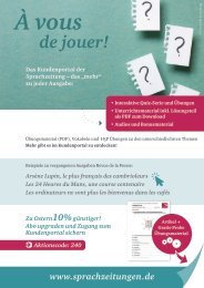 Revue de la Presse mit Uebungsmaterial