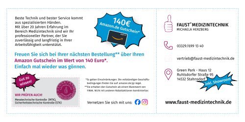 Flyer FAUST MEDIZINTECHNIK