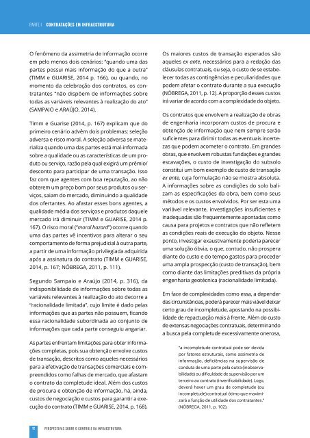 Perspectivas Sobre o Controle da Infraestrutura - Livro Digital