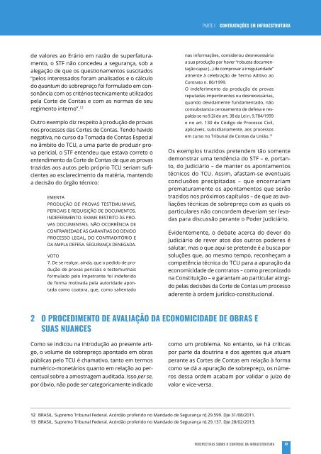 Perspectivas Sobre o Controle da Infraestrutura - Livro Digital