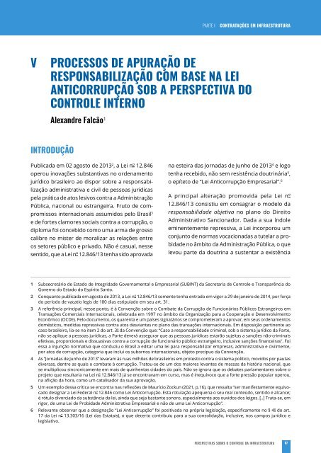 Perspectivas Sobre o Controle da Infraestrutura - Livro Digital