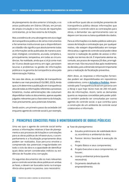 Perspectivas Sobre o Controle da Infraestrutura - Livro Digital