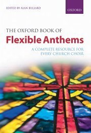 Oxford Book of Flexible Anthems