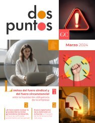 Dos:Puntos - La revista de Godoy Córdoba - Edición Marzo 2024