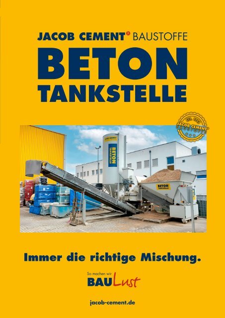 JACOB CEMENT Betontankstelle