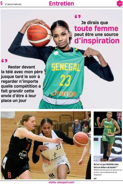 Journal wiwsport n366 - 08 mars 2024