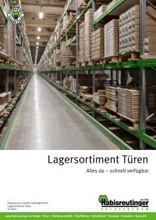 Lagersortiment Türen