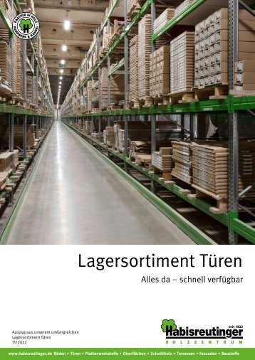 Lagersortiment Türen