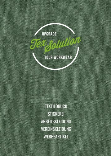 tex-solution Katalog 2024 - diverse Textilien