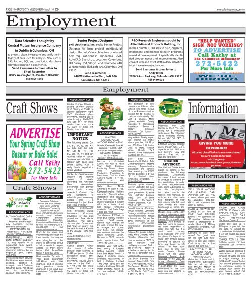 Grove City Messenger - March 10th, 2024