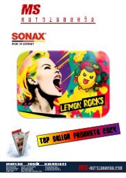 Sonax Top Seller Produkte 2024