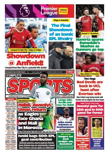 COMPLETE SPORTS - SUNDAY, MARCH 10, 2024