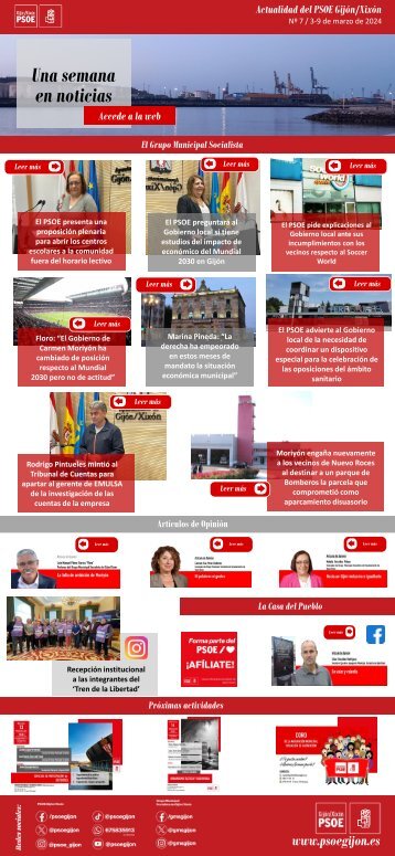 Revista informativa Nº 7 “Socialistas de Gijón”