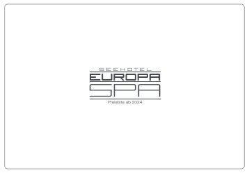 Spa Folder ab 2024 Seehotel Europa