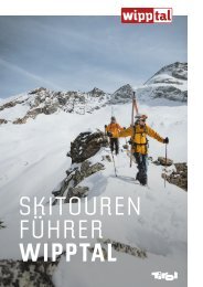 Skitourenführer Wipptal