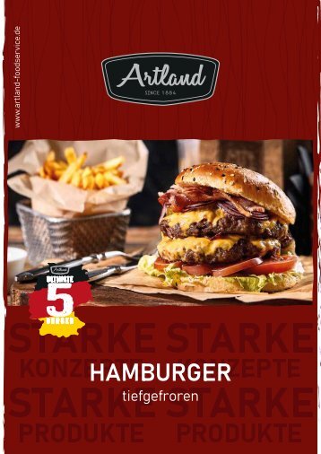 Salesfolder_Artland_Foodservice_Hamburger