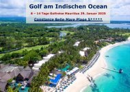 Golf am indischen Ocean. Mauritius 2025