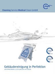 Imageprospekt Medical Clean