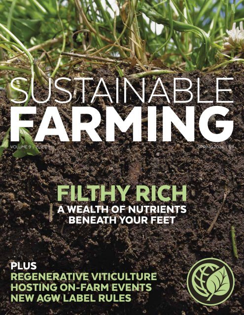 A Greener World's Sustainable Farming Magazine — Spring 2024 — V9 I1