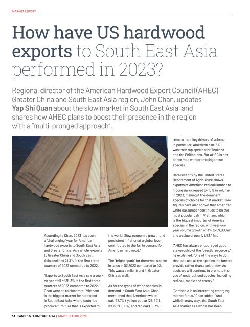 Panels & Furniture Asia March/April 2024