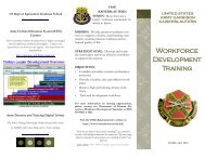 Workforce Development Training - US Army Garrison Kaiserslautern