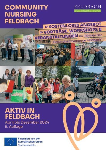 "Aktiv in Feldbach" - Veranstaltungen (April bis Dezember 2024)