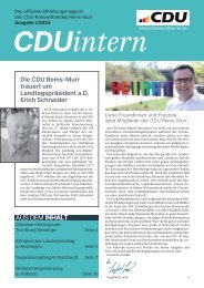 CDUintern Rems-Murr Ausgabe 1/2024