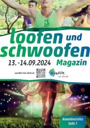 Loofen und  Schwoofen_Magazin 2024