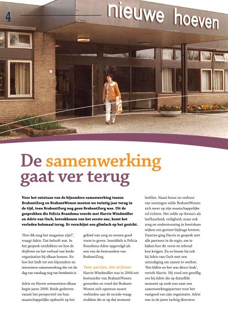 Samen sterk in wonen en zorg