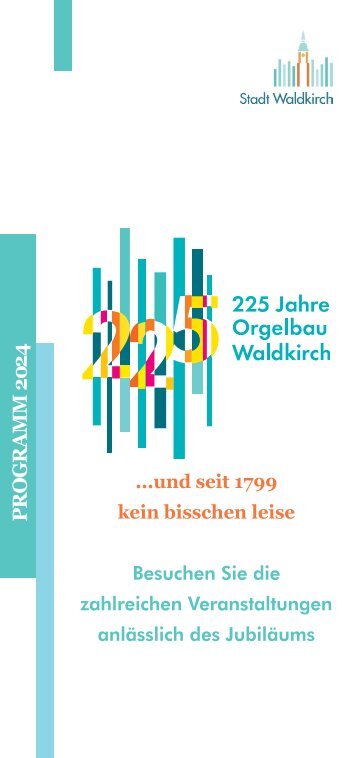 2024 | 225 Jahre Orgelbau in Waldkirch | Programmflyer