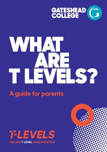 T Level Guide for Parents