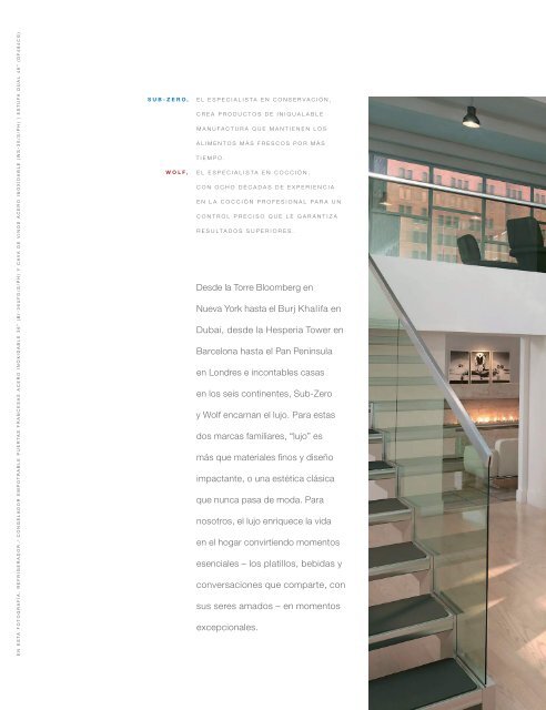 SubZeroWolf Full Product Line Brochure May 2018_Espanol_LOW