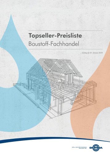 Topseller-Preisliste Baustoff-Fachhandel