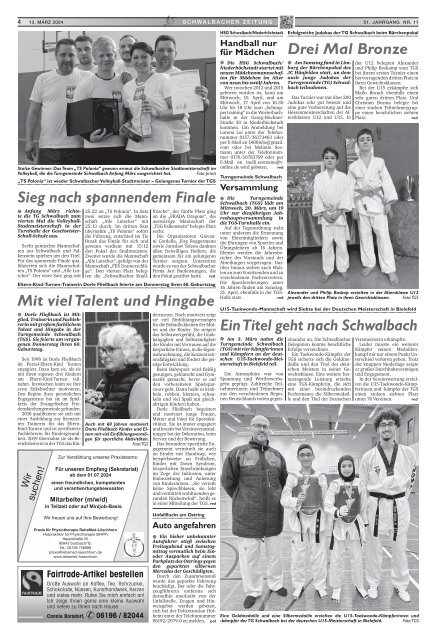 Schwalbacher Zeitung