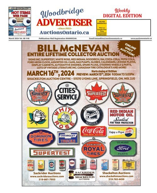 Woodbridge Advertiser/AuctionsOntario.ca - 2024-03-12