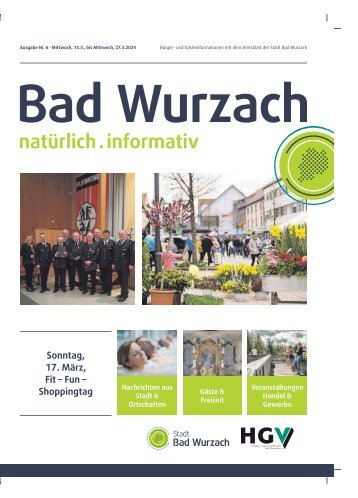 13.03.2024 Bürger- und Gästeinformation Bad Wurzach