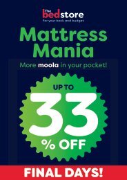 The Bed Store up to 33% off - Catalogue