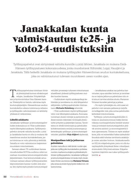 Mestari & kisälli Janakkala 2024