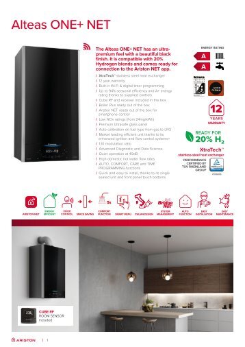 Ariston - ALTEAS ONE+ NET Datasheet