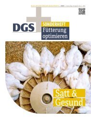 DGS Sonderheft Fütterung optimieren 2024