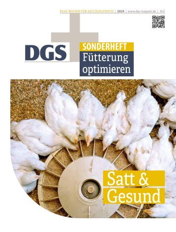 DGS Sonderheft Fütterung optimieren 2024