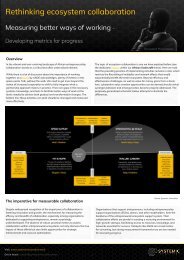 Ecosystem Provocations - Rethinking Ecosystem Collaboration