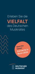 Deutscher Musikrat - Konzerte Bonn 2024
