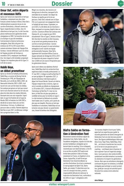 Journal wiwsport n368 - 13 mars 2024