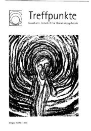 Dezember 2001 - Bürgerhilfe Sozialpsychiatrie Frankfurt am Main eV