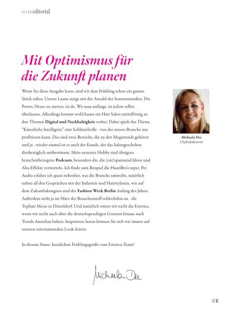 Estetica Magazine Deutsche Ausgabe (1/2024)