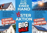 Photovoltaik Oster Aktion