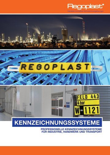 Regoplast Katalog Kennzeichnungssysteme