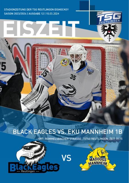 TSG Black Eagles vs. EKU MADDOGS Mannheim 15 03 2024